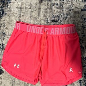 Under Armour Women's Pink Athletic Shorts